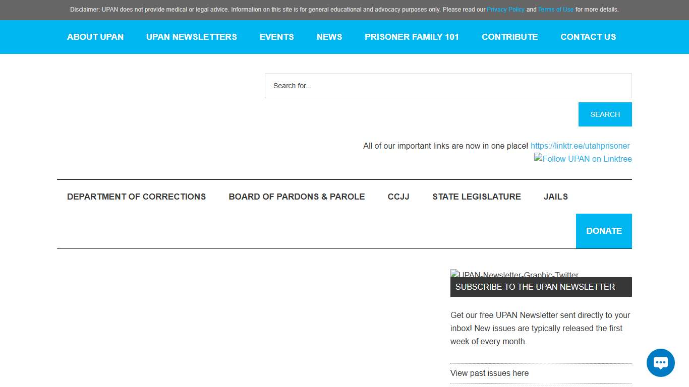 Home - Utah Prisoner Advocate Network