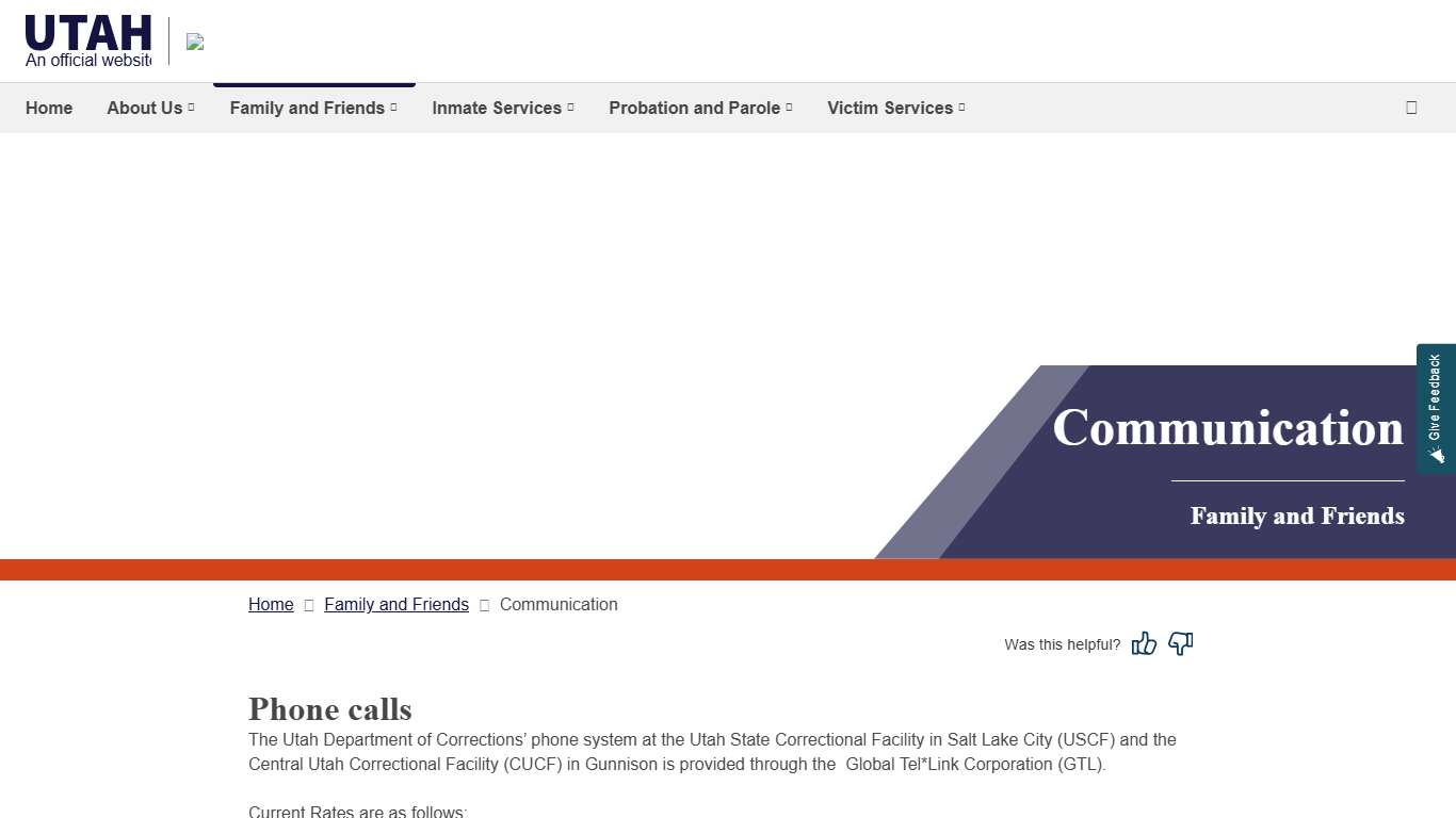Communication | UDC – Corrections